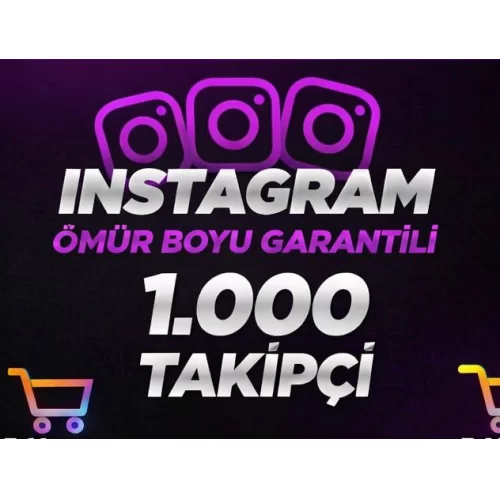  ⭐ÖMÜR BOYU GARANTİLİ 1.000 TakipçiDüşüş çok az⭐